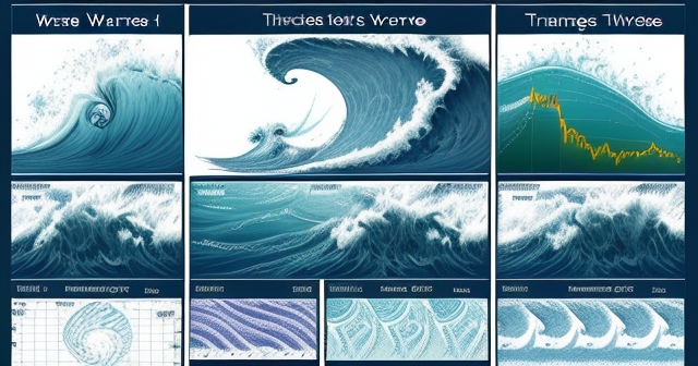 一位交易者正在分析波浪圖案