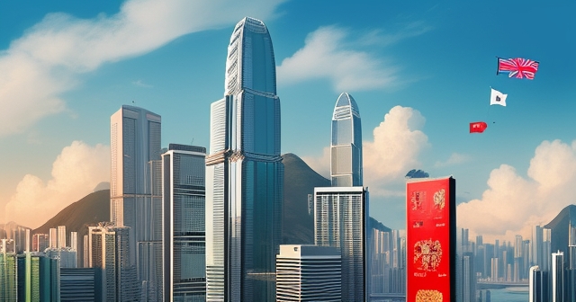 一位開心的投資者，背景是城市風景
