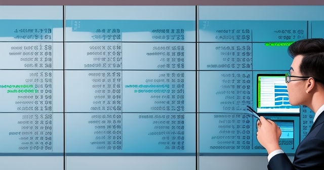 投資者查看圖表