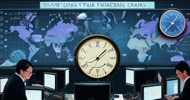 在交易室中的冷靜交易氛圍