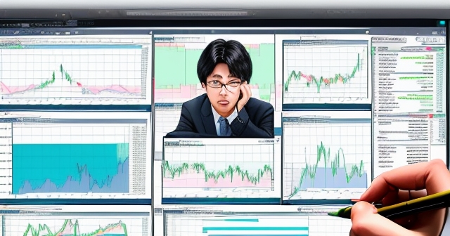 金融圖表顯示買入和賣出價格