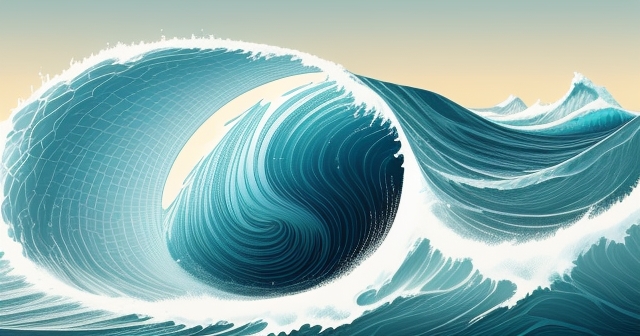 波浪理論在交易中的應用示意圖