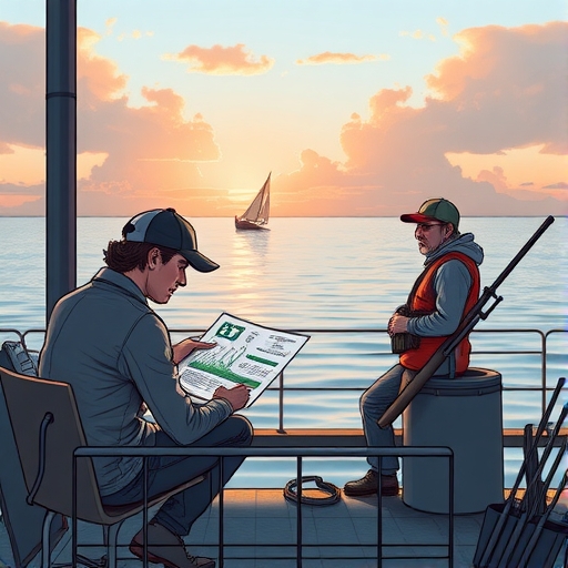 一片平靜的海洋,上一艘小船在航行