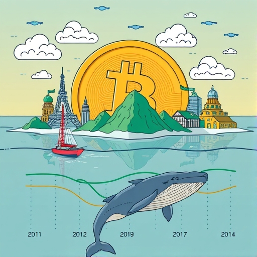 展示影響加密貨幣市場的巨鯨行為