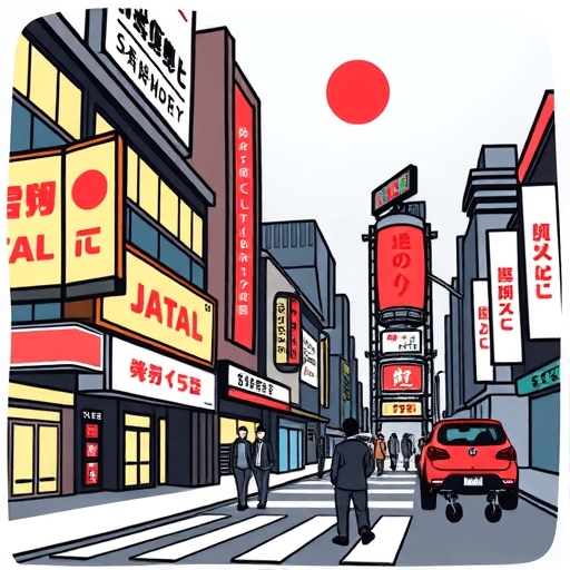 日本股市交易大廳內，螢幕顯示股票圖表，投資者正在協作討論