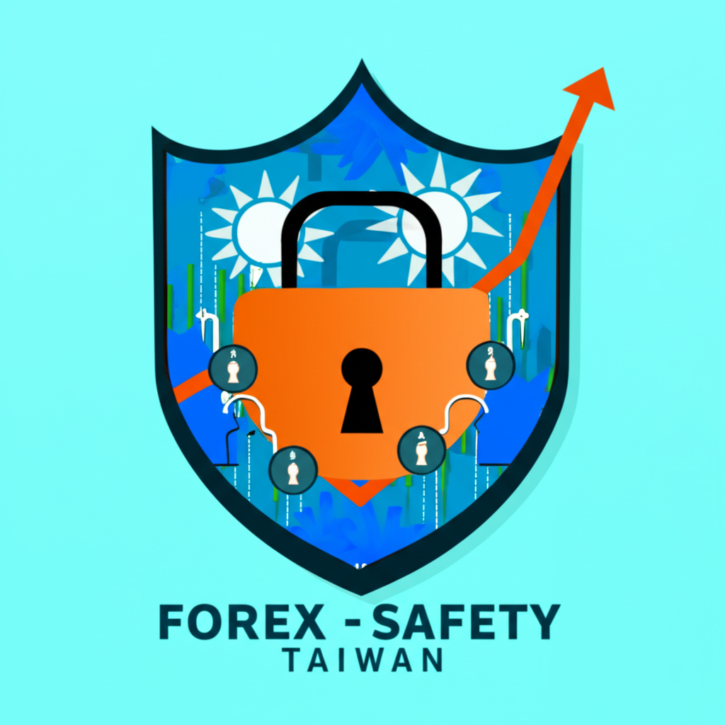 台灣外匯交易安全示意圖，呈現投資者如何透過監管查詢與平台篩選保障自身權益