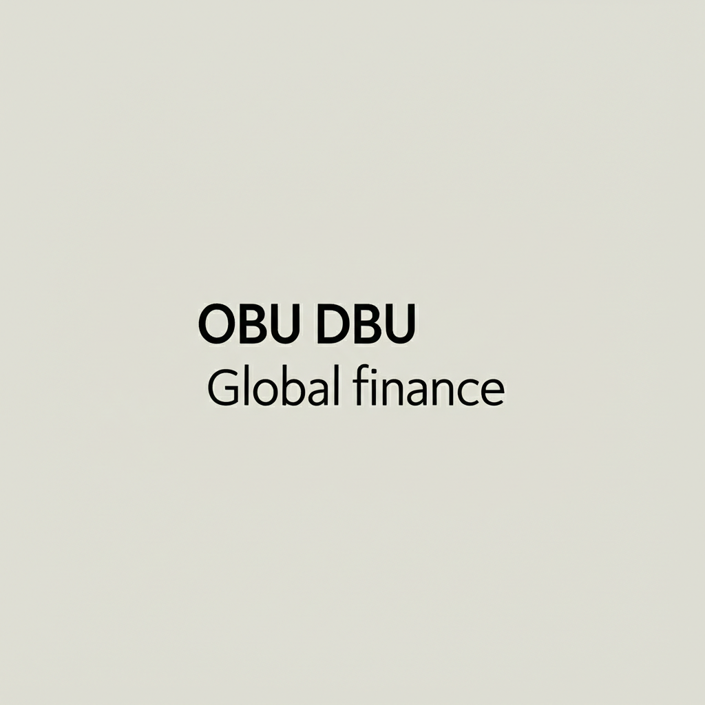 OBU DBU帳戶與全球金融資金流動示意圖