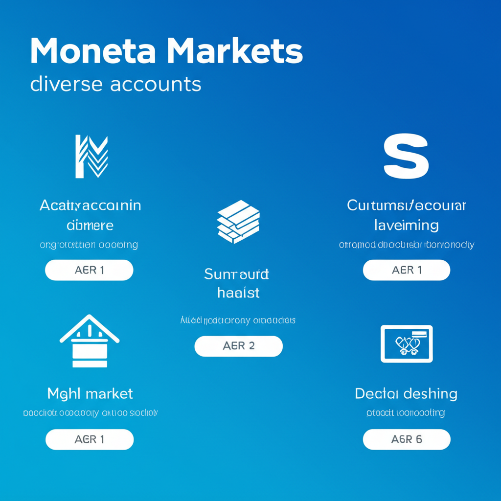 Moneta Markets多元帳戶服務示意圖：涵蓋不同交易風格與資金規模的解決方案