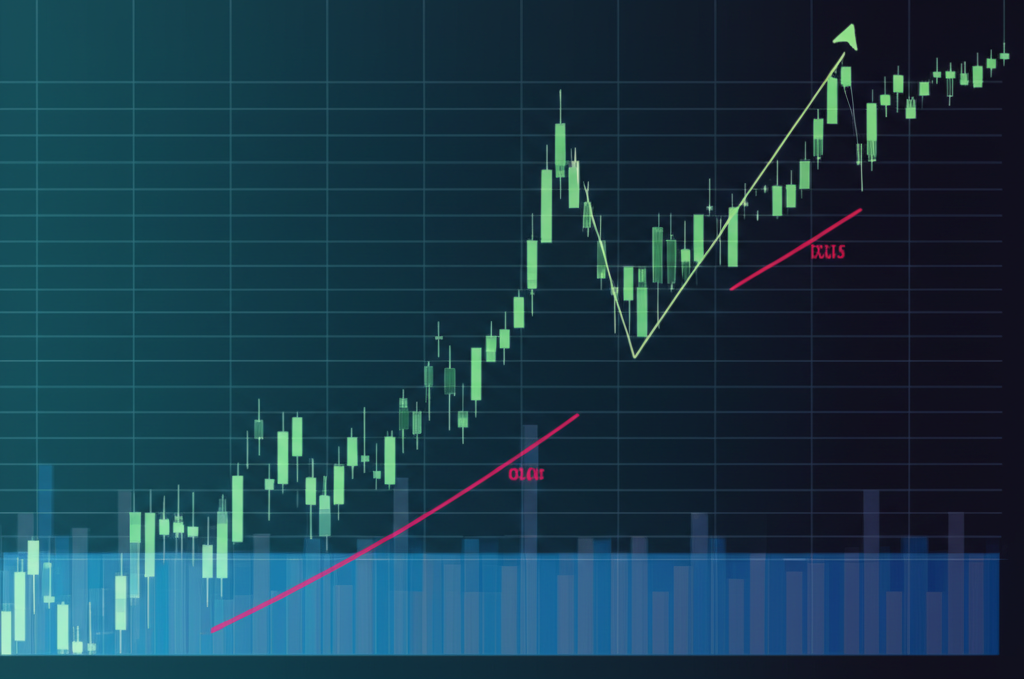 低點差交易圖表成長趨勢,顯示 Moneta Markets 億匯成本優勢