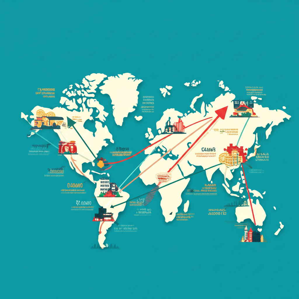 全球投資策略示意圖