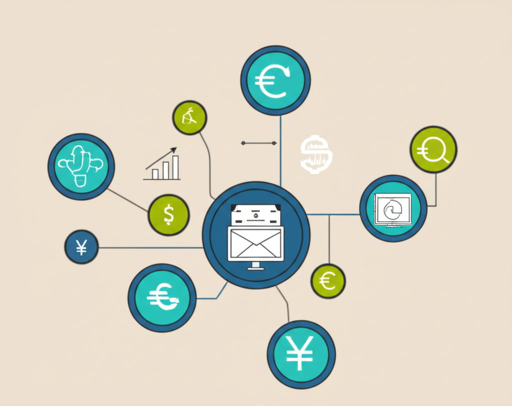 數位金融行銷概念圖