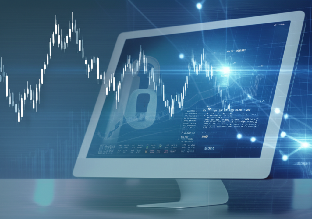 安全的外匯交易平台介面示意圖