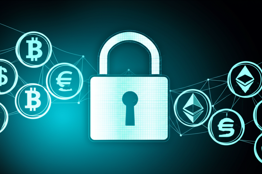 安全線上貨幣交換示意圖