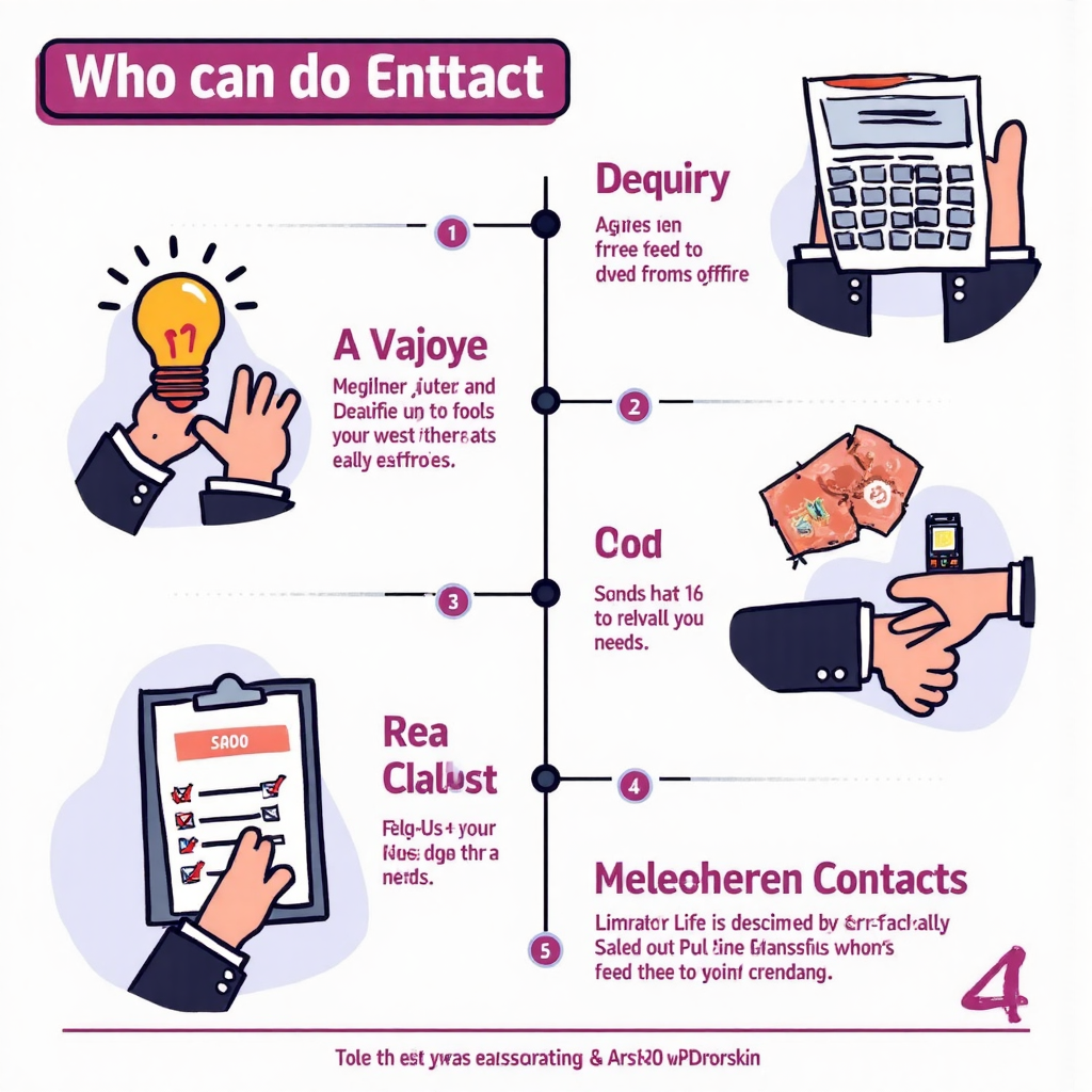 報價流程步驟資訊圖，從詢價到簽約的階段示意