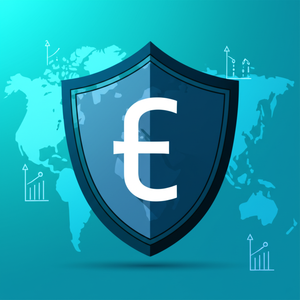 安全外匯投資插圖，展現透明交易與資金保障概念