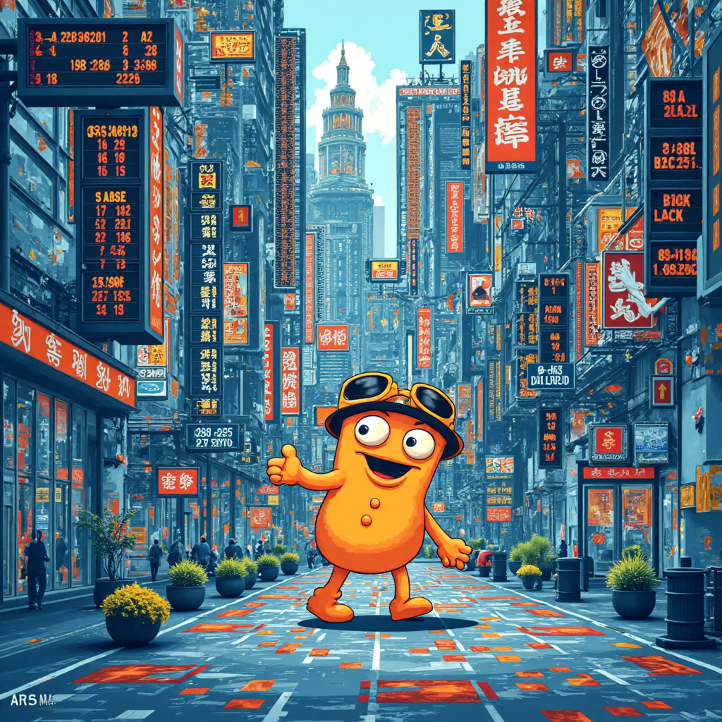 投資者導航財務報告迷宮的卡通圖