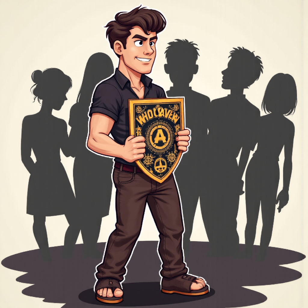 堅定交易員的卡通像素藝術插圖,克服情緒挑戰,如恐懼和貪婪,使用智慧作為盾牌